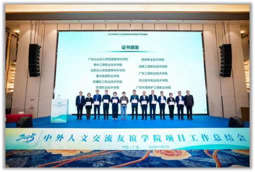 我校参加中外人文交流友谊学院项目工作总结会